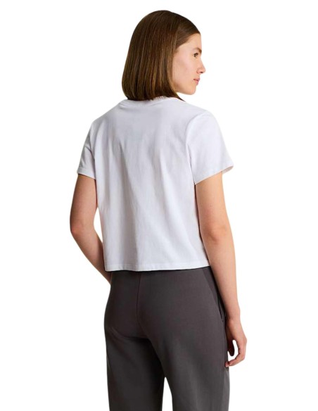 T-shirt blanc coton The North Face femme