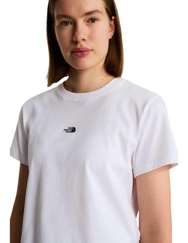 T-shirt blanc coton The North Face femme
