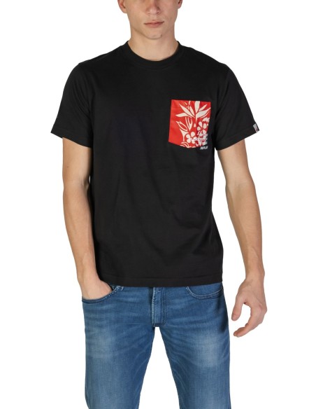 T-shirt noir coton Replay homme