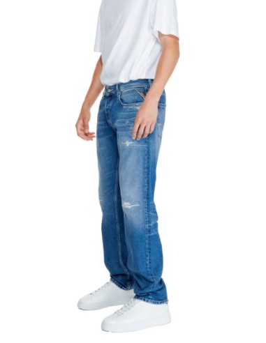 Jean bleu stretch Replay homme