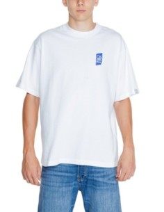 T-shirt blanc monochrome Replay homme