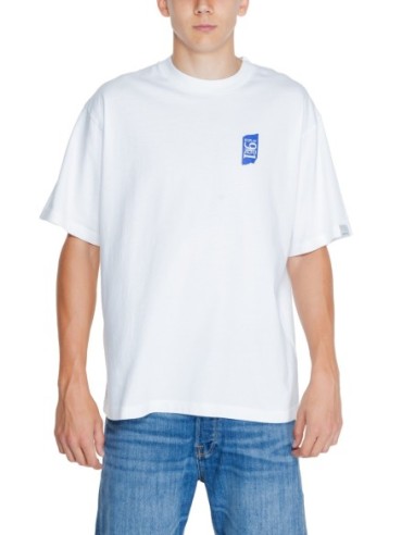 T-shirt blanc monochrome Replay homme