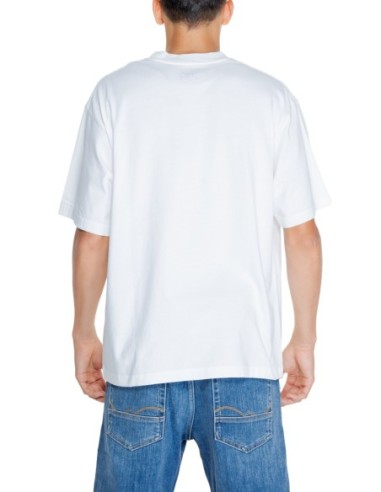 T-shirt blanc monochrome Replay homme