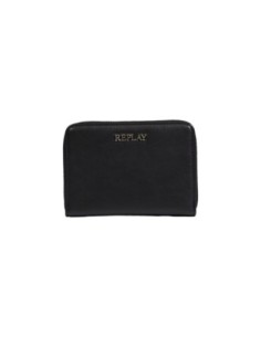 Portefeuille noir Replay femme