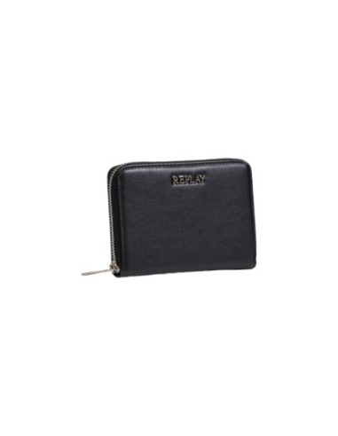 Portefeuille noir Replay femme