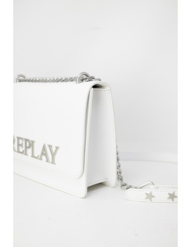 Sac blanc bandoulière Replay femme