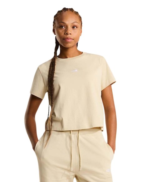 T-shirt beige coton The North Face femme