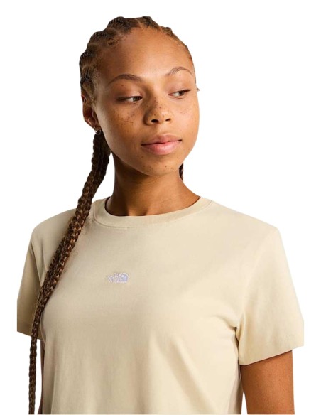 T-shirt beige coton The North Face femme