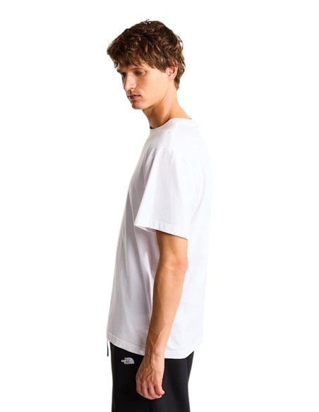 T-shirt blanc coton The North Face homme