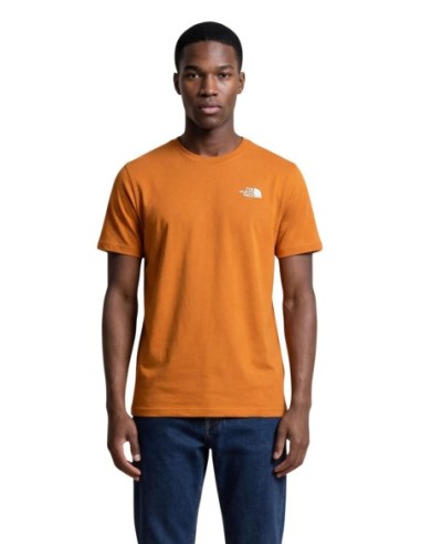 T-shirt orange The North Face homme
