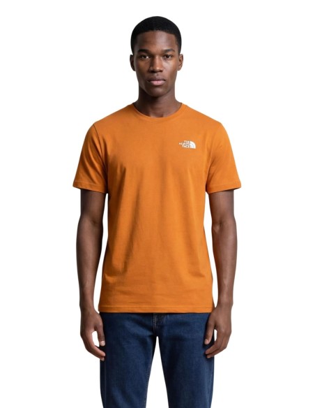 T-shirt orange The North Face homme