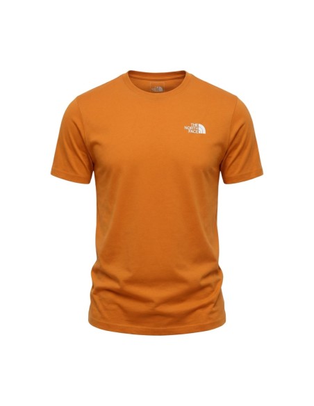 T-shirt orange The North Face homme