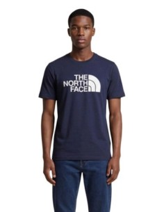 T-shirt bleu logo The North Face homme