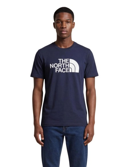 T-shirt bleu logo The North Face homme