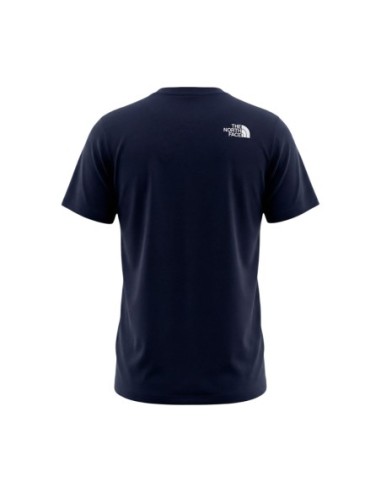 T-shirt bleu logo The North Face homme