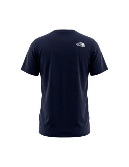 T-shirt bleu logo The North Face homme
