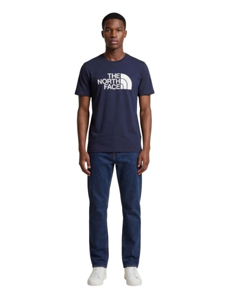 T-shirt bleu logo The North Face homme