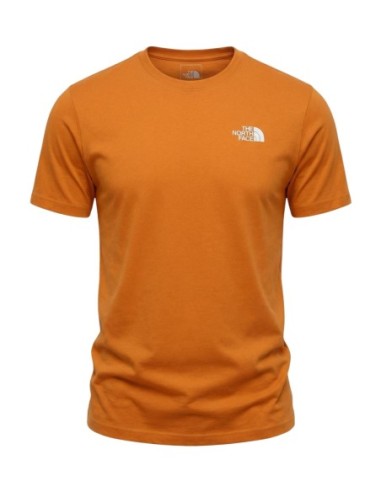 T-shirt orange logo The North Face homme