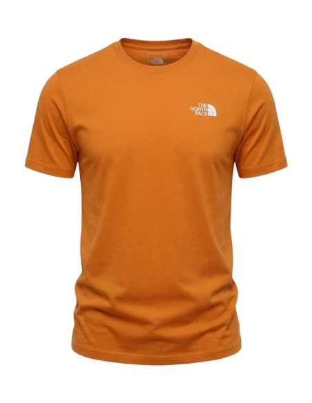 T-shirt orange logo The North Face homme