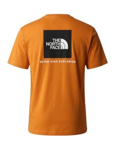 T-shirt orange logo The North Face homme
