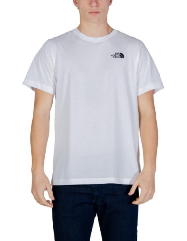 T-shirt blanc logo The North Face homme