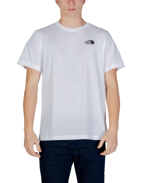 T-shirt blanc logo The North Face homme