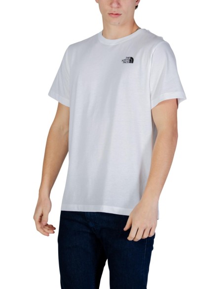 T-shirt blanc logo The North Face homme