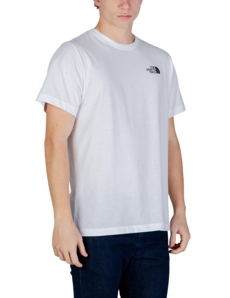 T-shirt blanc logo The North Face homme