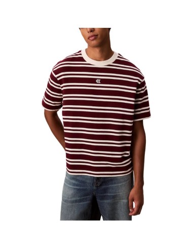 T-shirt rouge Calvin Klein Jeans homme
