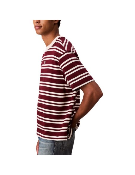 T-shirt rouge Calvin Klein Jeans homme