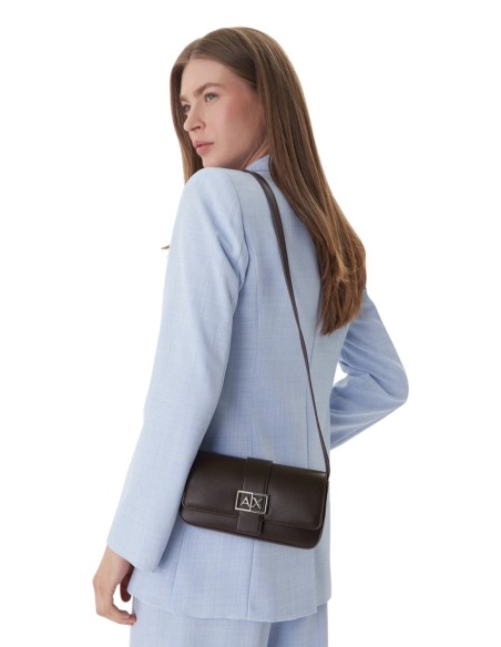 Petit sac femme marron Armani Exchange