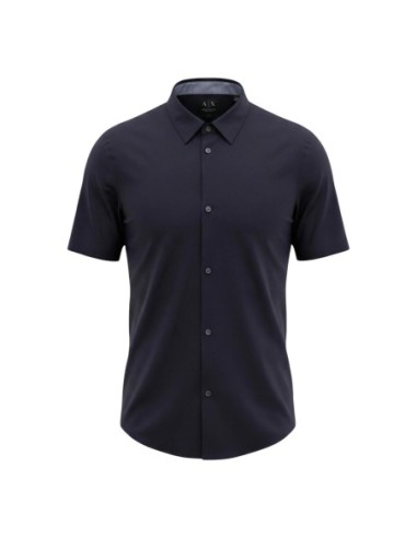 Chemise Armani Exchange bleu homme