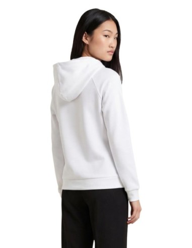 Sweat blanc zippé à capuche | Armani Exchange