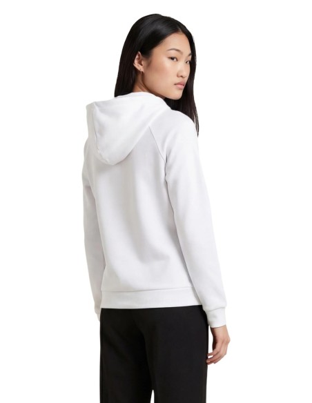 Sweat blanc zippé à capuche | Armani Exchange