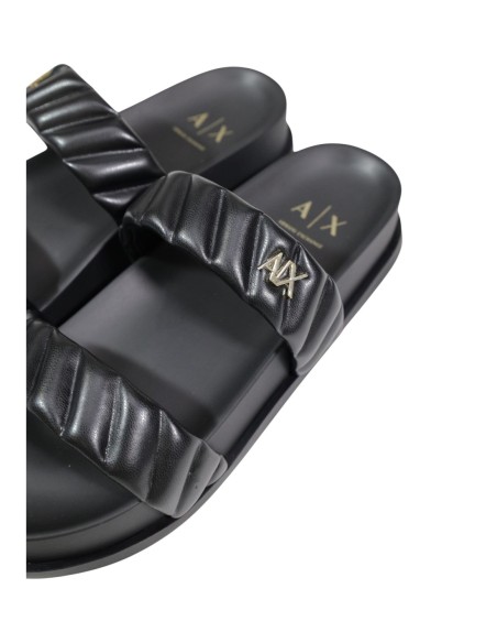 Mules femme noires Armani Exchange