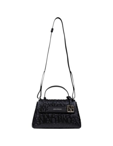 Sac noir structuré avec fermeture sécurisée | Armani Exchange