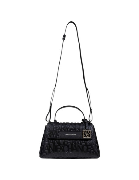 Sac noir structuré avec fermeture sécurisée | Armani Exchange