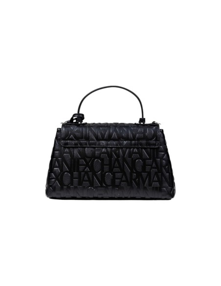 Sac noir structuré avec fermeture sécurisée | Armani Exchange