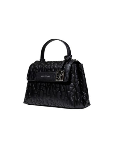 Sac noir structuré avec fermeture sécurisée | Armani Exchange