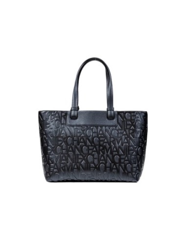 Sac Armani Exchange femme noir imprimé