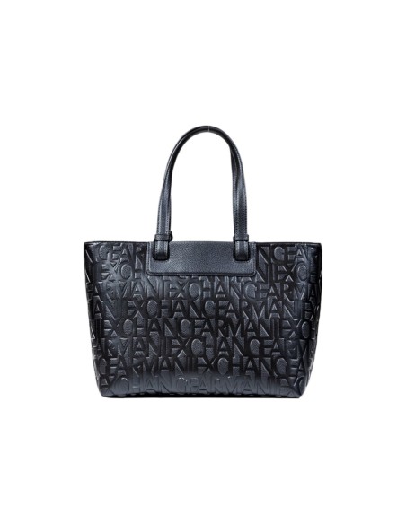 Sac Armani Exchange femme noir imprimé