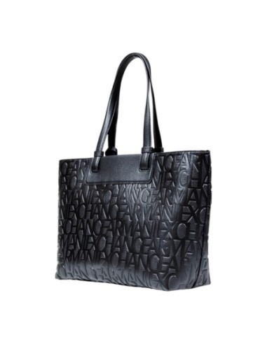 Sac Armani Exchange femme noir imprimé