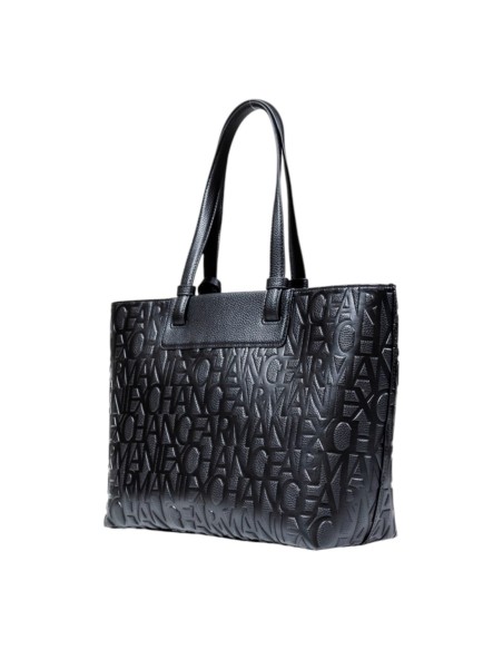 Sac Armani Exchange femme noir imprimé