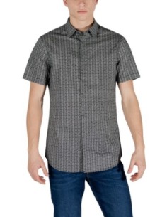 Chemise homme noire rayée Armani Exchange