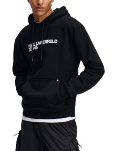 Sweat homme noir Karl Lagerfeld Jeans
