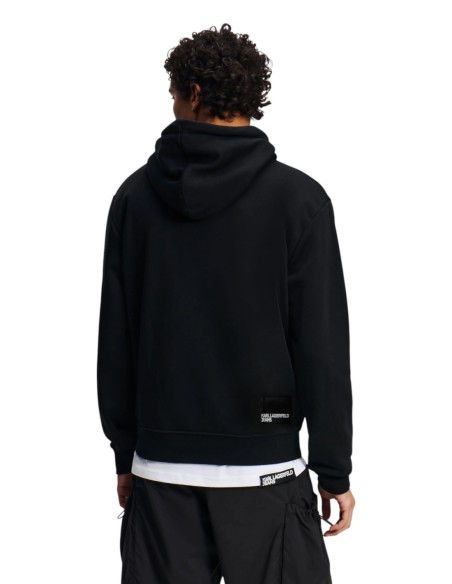 Sweat homme noir Karl Lagerfeld Jeans