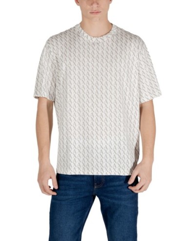 T-Shirt Armani Exchange Homme Beige | ChoixMode