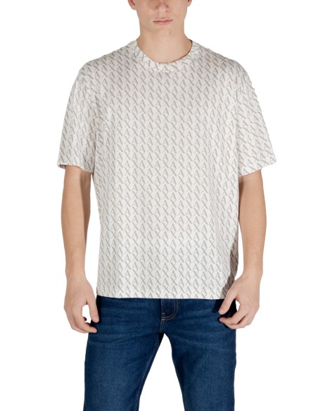 T-Shirt Armani Exchange Homme Beige | ChoixMode