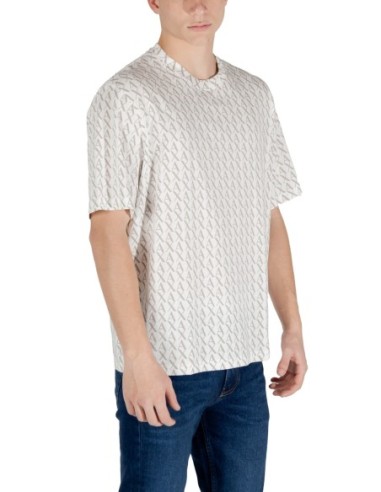 T-Shirt Armani Exchange Homme Beige | ChoixMode