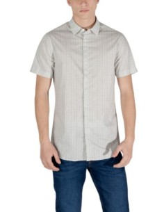 Chemise homme beige géométrique Armani Exchange